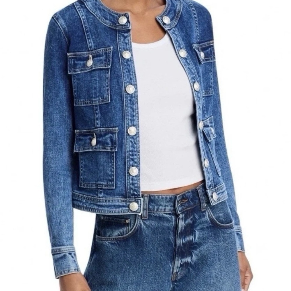 L’agence Yari Denim Jacket Small Indigo